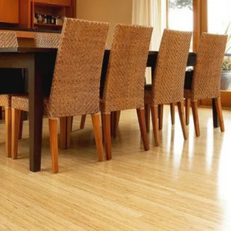 Bambou Massif Verni Vertical Vanille - Accueil - Over Parquet