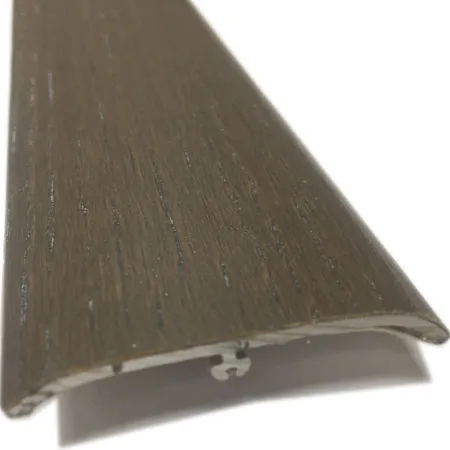 Barre de Seuil 3 en 1 Gris Foncé Fumé - Lot d'1 pièce - Plinthe - Over Parquet