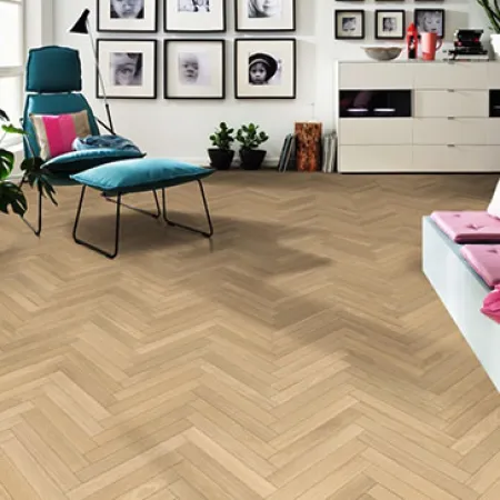 Bâton Rompu Chêne Massif Verni Mat Incolore - 70mm - Accueil - Over Parquet