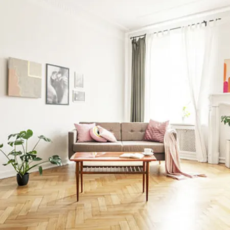 Bâton Rompu Chêne Contrecollé Verni Mat PR - Accueil - Over Parquet