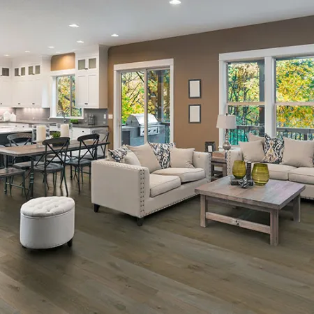 Chêne Massif Huilé UV Brossé Rustique Marron Frappé - Accueil - Over Parquet