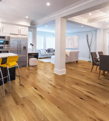 Chêne Massif Huilé Brossé Rustique Miel - Accueil - Over Parquet