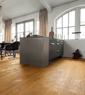 Chêne Massif Huilé Brossé Miel Pur Markant 180x20,4x500-1800mm - Accueil - Over Parquet