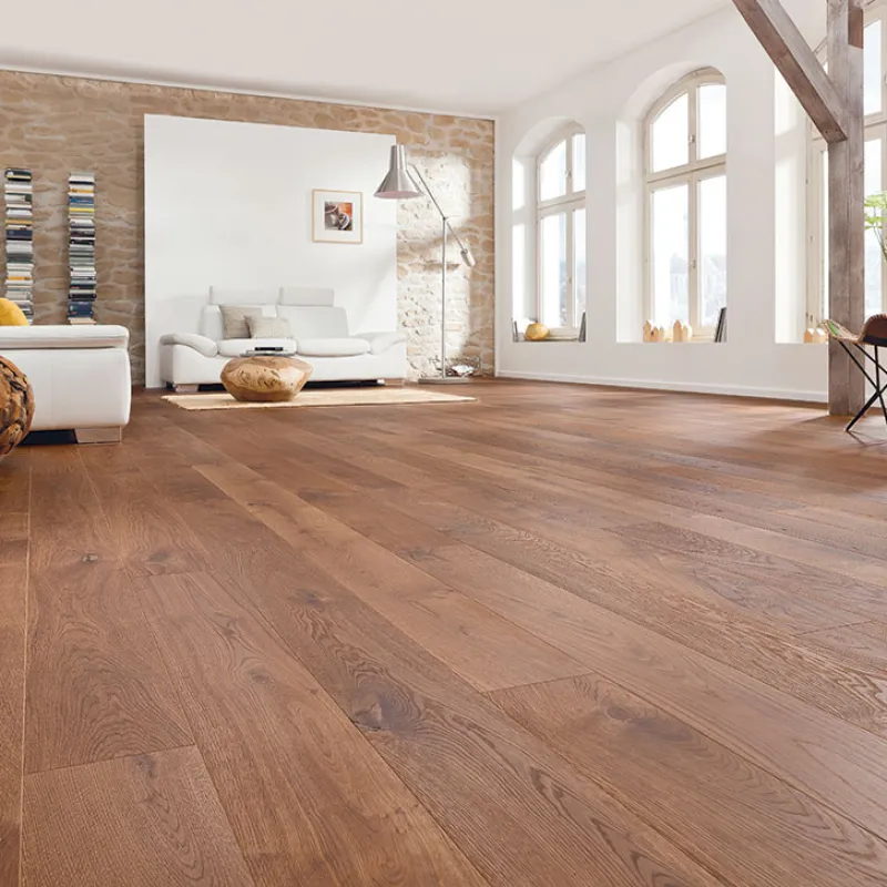Chêne Massif Campagne Piqué Huilé Brossé Moka Mat - Lot de 21,78m² - Accueil - Over Parquet Chêne Massif Campagne Piqué Huilé Brossé Moka Mat - Lot de 21,78m² - Accueil - Over Parquet