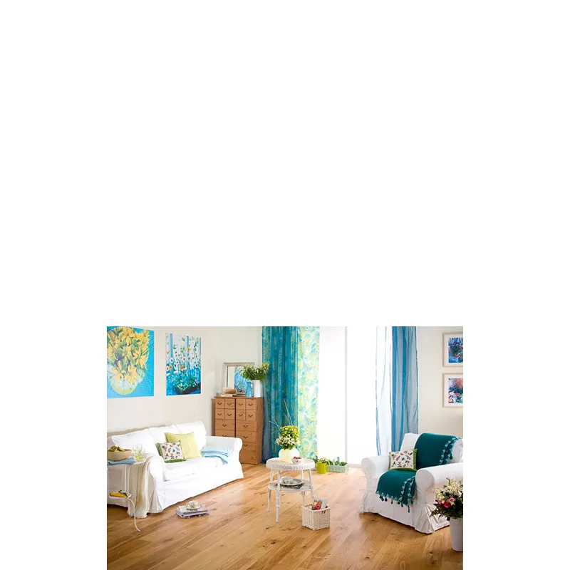 Chêne massif verni brosse classic soleil d été 160x14x2100mm - certifié fsc 100 % - Accueil - Over Parquet