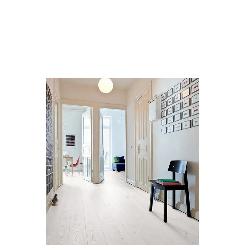 chene massif verni brosse country blanc de neige 120x14mm lv de 600 à 2100 mm - certifié fsc 100 % - Accueil - Over Parquet