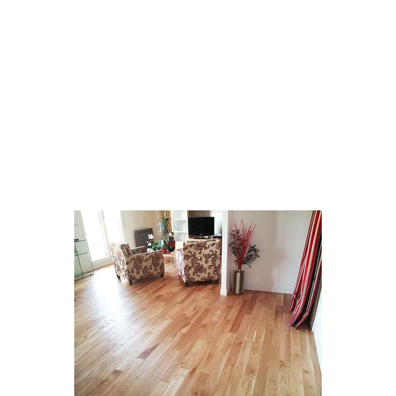 Chêne Massif Verni Brossé Rustique - 70x14x600mm -  Certifié FSC 100 % - Accueil - Over Parquet