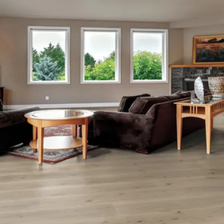 Chêne Contrecollé Huilé Kaki UV Brossé à la Main Rustique - Lot de 26,43m² - Parquet - Over Parquet