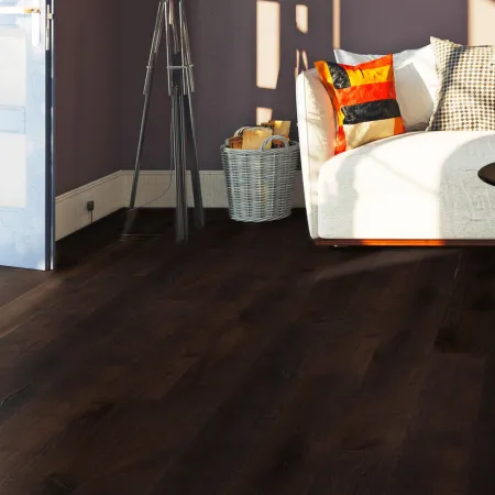 chene contrecolle godello rustique brosse huile uv noir coupe de scie go-4 clipsable 220x15/4x950-1900mm - Accueil - Over Parquet