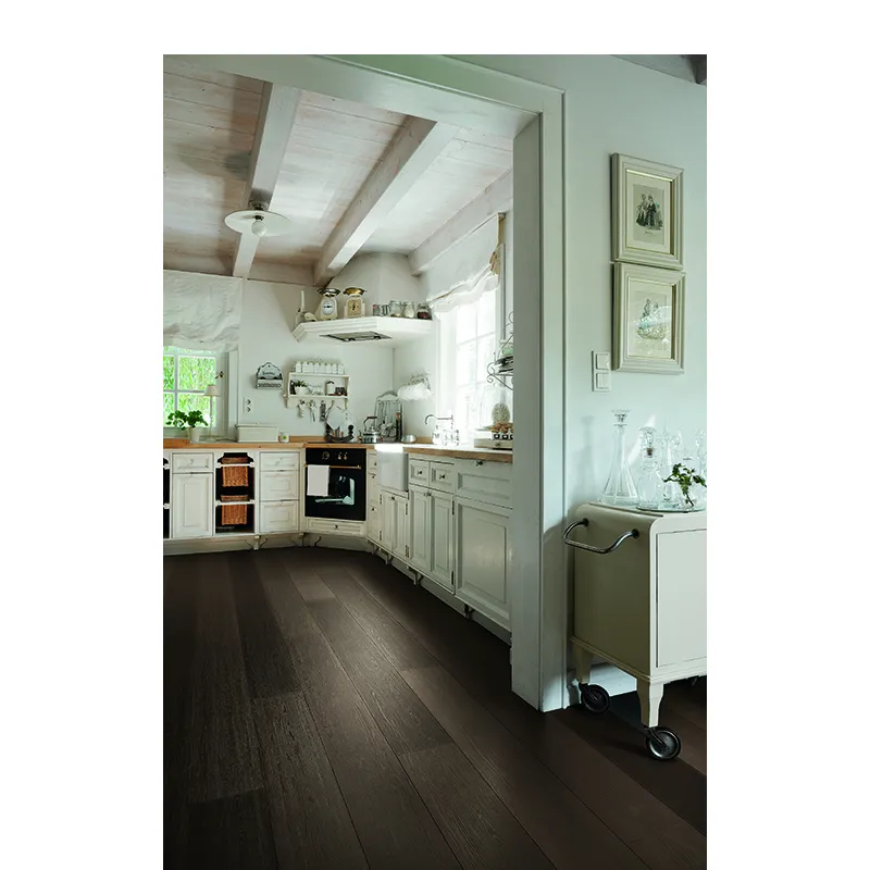 Chêne Massif Castel Old Wood Fumé Brossé Huilé Vieilli - Lot de 40,70m² - Lots de fin de série - Over Parquet Chêne Massif Castel Old Wood Fumé Brossé Huilé Vieilli - Lot de 40,70m² - Lots de fin de série - Over Parquet