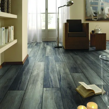 Sol Stratifié Chêne Harbour Gris - Accueil - Over Parquet