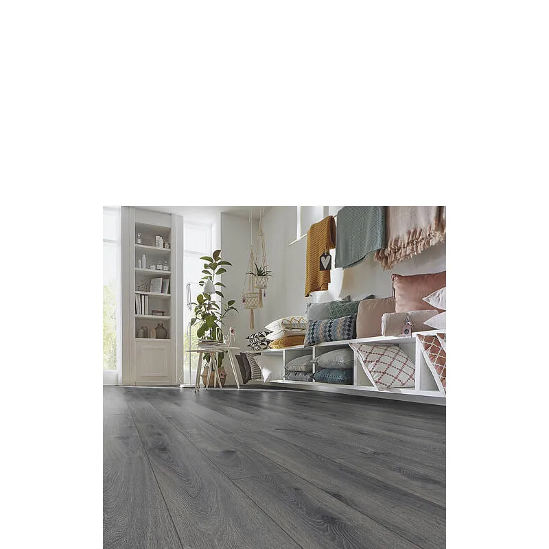 Sol Stratifié Chêne Prestige Gris - Accueil - Over Parquet Sol Stratifié Chêne Prestige Gris - Accueil - Over Parquet
