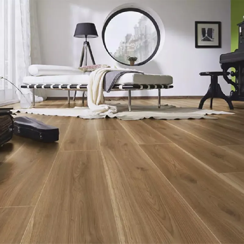 Sol Stratifié Chêne Sierra Or - Accueil - Over Parquet