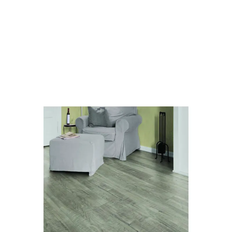 Sol Stratifié Chêne Gala Gris - Accueil - Over Parquet