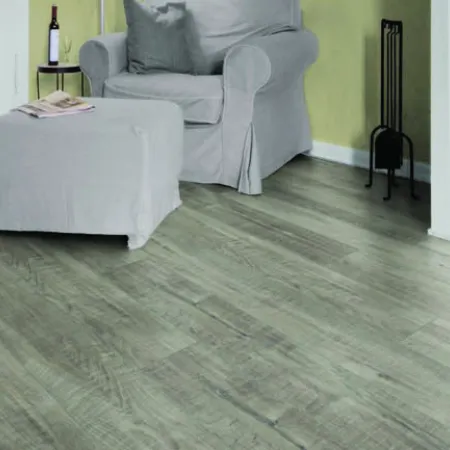 Sol Stratifié Chêne Gala Gris - Accueil - Over Parquet