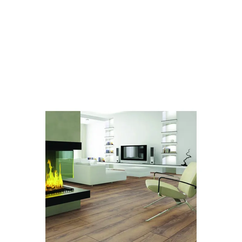 Sol Stratifié Chêne Montagne Brun - Accueil - Over Parquet