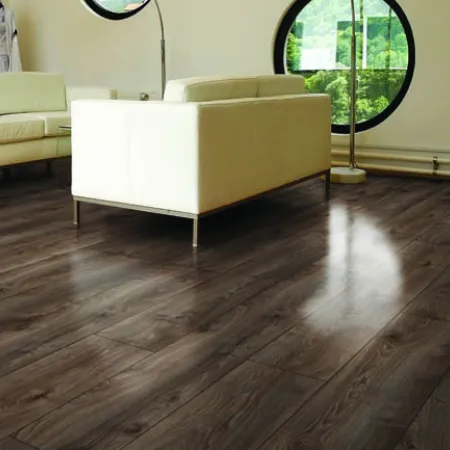Sol Stratifié Chêne Makro Brun - Accueil - Over Parquet