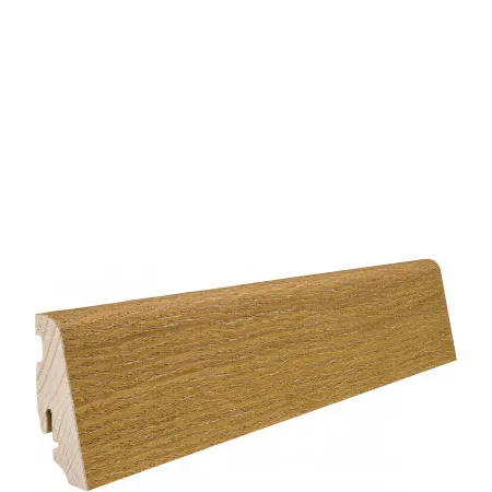 Plinthe Bois Massif Plaqué Chêne Alabama Huilé Naturalin 58x19x2200mm - à enclipser - Plinthe Bois - Over Parquet