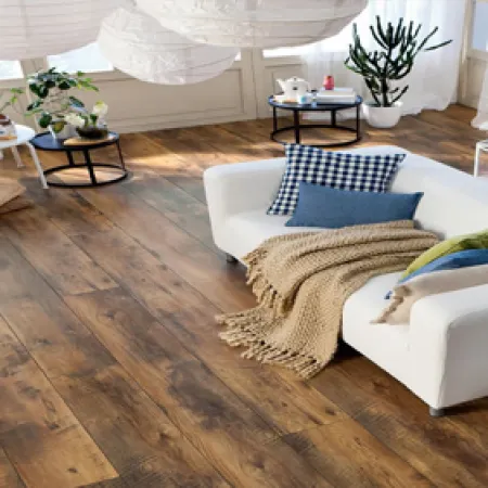 Sol Stratifié Vieux Chêne Tramé Mat Top Connect - Lot de 5,36m² - Lots de fin de série - Over Parquet