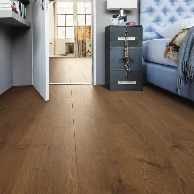 Sol Stratifié Chêne Portland Fumé Top Connect - Lot de 5,36m² - Parquet Sol Stratifié - Over Parquet Sol Stratifié Chêne Portland Fumé Top Connect - Lot de 5,36m² - Parquet Sol Stratifié - Over Parquet