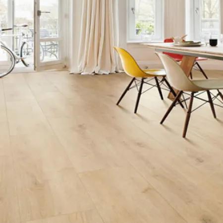 Sol Stratifié Tritty 100 Campus 4V Chêne Jubilé Puro Authentic Mat Top Connect fin de série 7.47m² - Collection Syracuse - Over Parquet