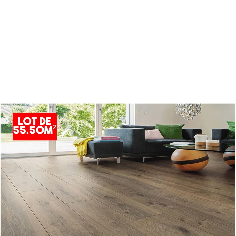 chêne corona planche large sol stratifie haro tt75 prix pour le lot de 55.50m² - Accueil - Over Parquet