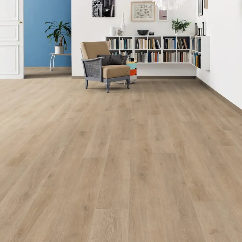 Sol Stratifié Chêne Veneto Crema Planche Large à l'Ancienne - Lot de 1,98m² - Lots de fin de série - Over Parquet Sol Stratifié Chêne Veneto Crema Planche Large à l'Ancienne - Lot de 1,98m² - Lots de fin de série - Over Parquet
