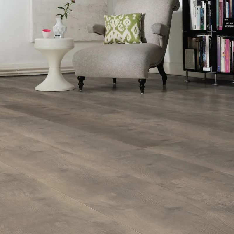 Sol Stratifié Chêne Bergamo Carbon Authentic Soft Top Connect - Lot de 5,36m² - Accueil - Over Parquet