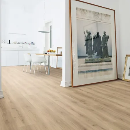 Sol Stratifié Chêne Emilia Puro Authentic Soft Top Connect - Collection Naples - Over Parquet