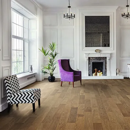 Chêne Planche Large Prestige Fumé Markant Brossé Naturalin Plus Rainure & Languette - Lot de 6,24m² - Lots de fin de série - Over Parquet