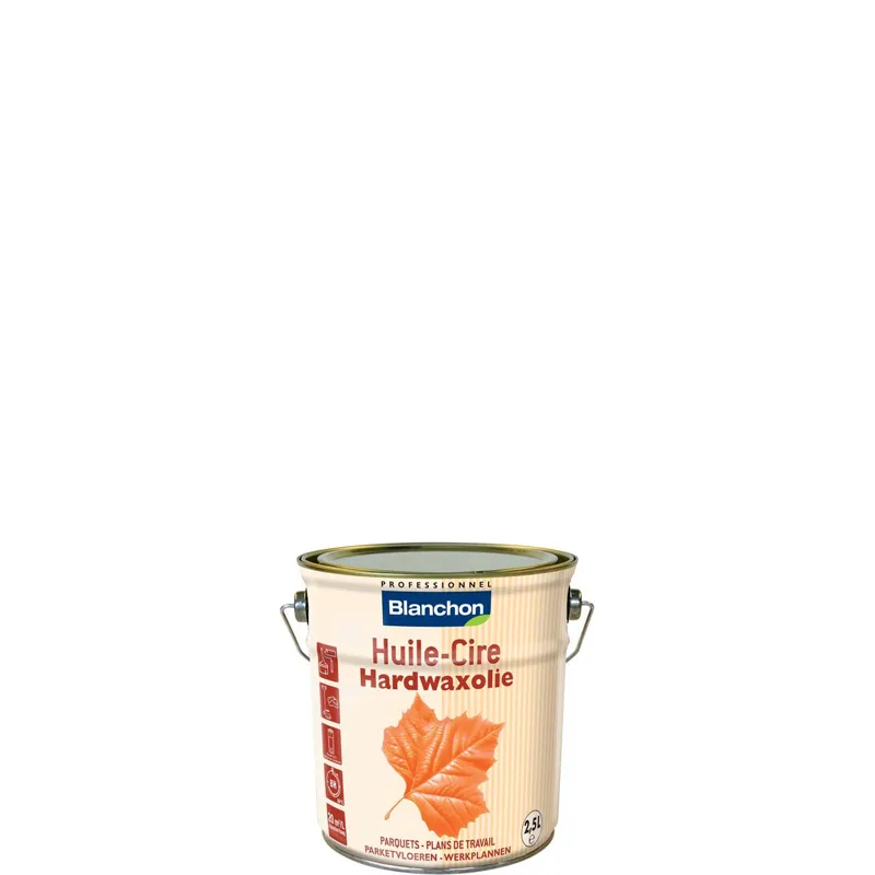 Huilé cire gris blanc 2.5 litres - - Over Parquet