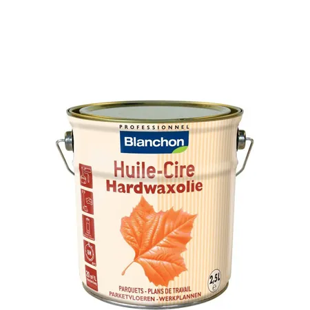 Huilé cire gris blanc 2.5 litres - - Over Parquet