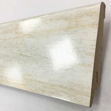 Plinthe Mdf Glamour Aragon Blanc 80x19x2400 - Accueil - Over Parquet