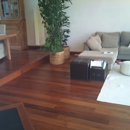 Merbau massif huile glow 120x15mm  450-1200mm go-4 - Accueil - Over Parquet