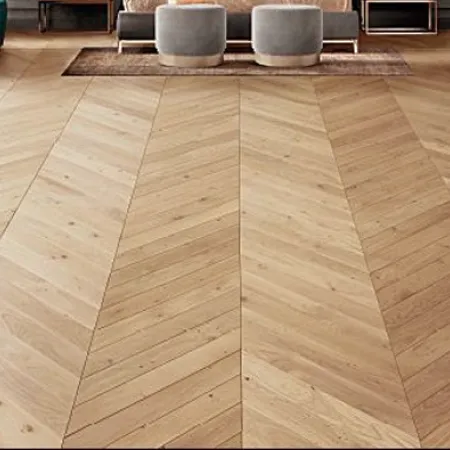 Point de Hongrie 45° Chêne Massif Campagne Verni Mat - Accueil - Over Parquet
