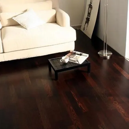 Wengé Flottant Verni 3 Frises - Accueil - Over Parquet