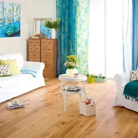 chêne massif verni brosse classic soleil d été 160x14x1800mm - certifié fsc 100 % - Accueil - Over Parquet