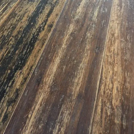Bambou Massif Verni Wagon Vieilli - Accueil - Over Parquet