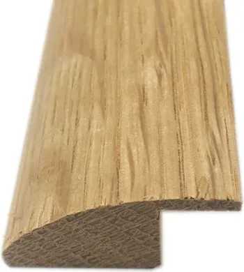 Barre de Seuil a Recouvrement Massif Brut 21x35x2000 (pour différence de niveau18/20mm) - Accueil - Over Parquet