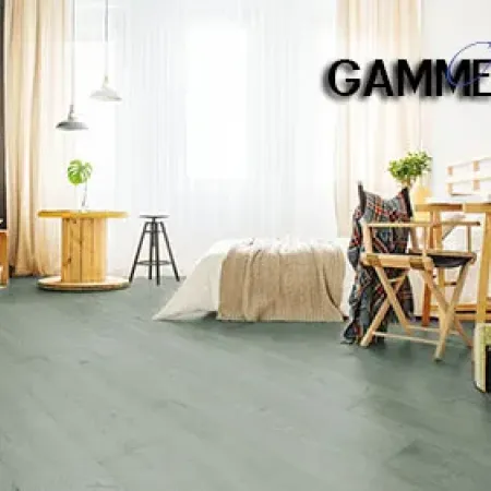 chene contrecolle huile brosse rustique gris menthe a anglaise 190x14,2x1820mm - lot de 8.28m² - Accueil - Over Parquet