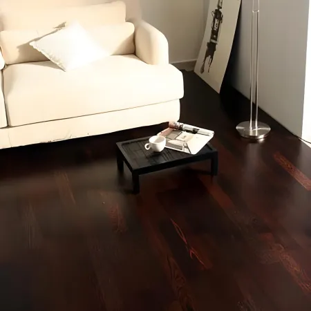 Wengé Massif Verni 150x15mm - Parquet Massif Exotique Verni - Over Parquet