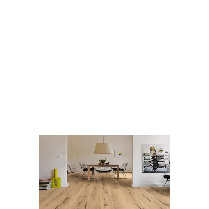 Sol Stratifié Chêne Italica Crème Authentique Planche Large - Lot de 2,22 m² - Collection Tritty - Over Parquet Sol Stratifié Chêne Italica Crème Authentique Planche Large - Lot de 2,22 m² - Collection Tritty - Over Parquet
