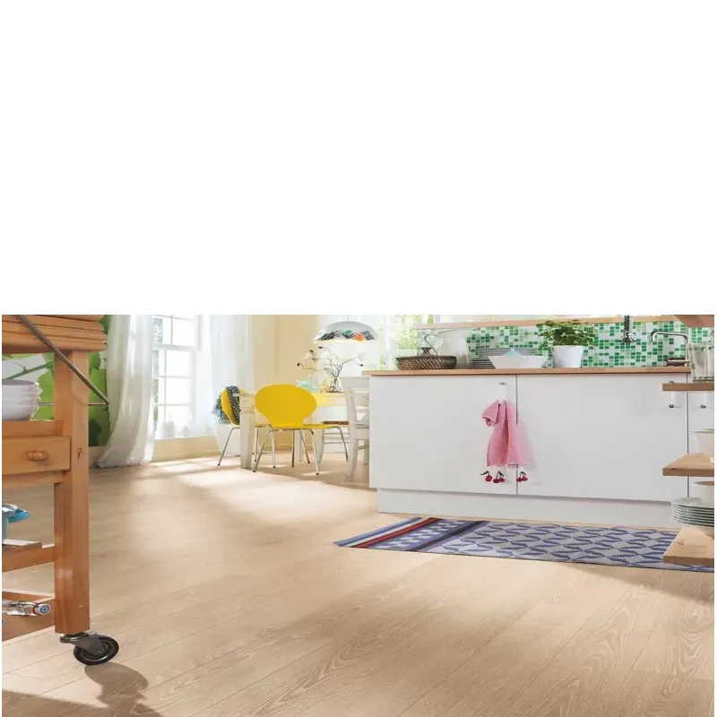 Sol Stratifié Chêne Crème Cerusé Authentique - Lot de 8,28 m² - Collection Bergame - Over Parquet Sol Stratifié Chêne Crème Cerusé Authentique - Lot de 8,28 m² - Collection Bergame - Over Parquet