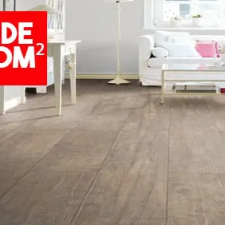 Sol Stratifié Châtaignier Impresso Tramé Mat - Lot de 93,80m² - Accueil - Over Parquet