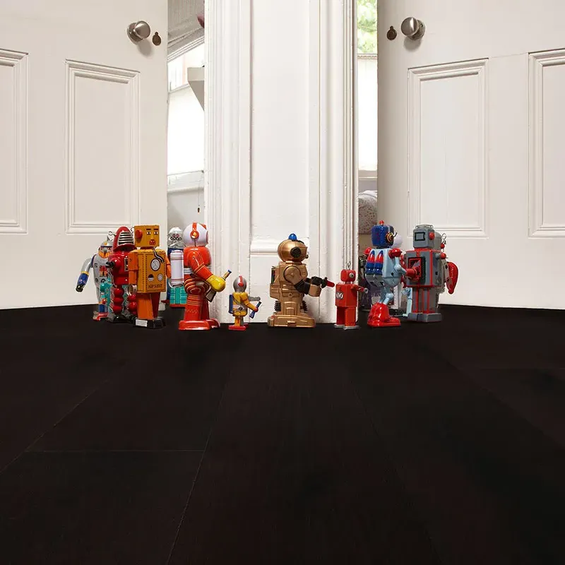 Chêne multiply rustique huile noir ebene extra mat - 180x14x2400 - 4mm - pour le lot de 79.58m² - Accueil - Over Parquet Chêne multiply rustique huile noir ebene extra mat - 180x14x2400 - 4mm - pour le lot de 79.58m² - Accueil - Over Parquet