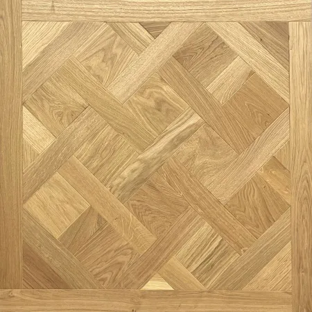 Chêne Dalles Versailles Amboise Verni PR bis 600x600x15mm 4mm De Couche d'Usure - Accueil - Over Parquet