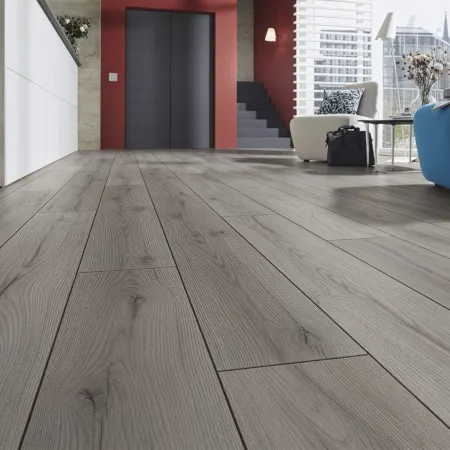 Sol Stratifié Chêne Century Gris - 193mm x 7mm x 1380mm - Collection Alexandrie - Over Parquet