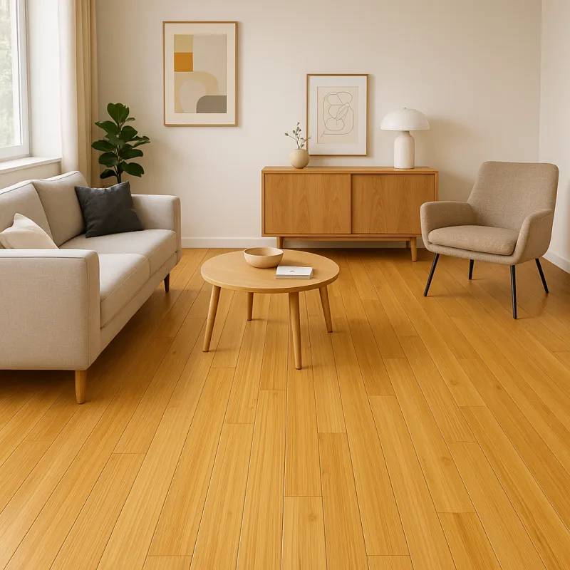 Bambou Massif Verni Vertical Mat Vanille - 96mm x 15mm x 960mm - Parquet Massif Exotique Verni - Over Parquet Bambou Massif Verni Vertical Mat Vanille - 96mm x 15mm x 960mm - Parquet Massif Exotique Verni - Over Parquet