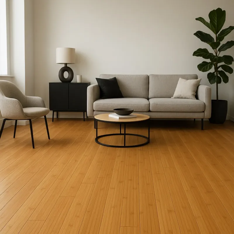 Bambou Massif Verni Vertical Mat Café - 96mm x 15mm x 960mm - Parquet Bambou Massif - Over Parquet Bambou Massif Verni Vertical Mat Café - 96mm x 15mm x 960mm - Parquet Bambou Massif - Over Parquet
