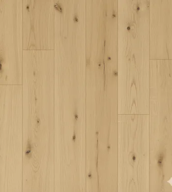 Chêne Contrecollé Verni Brossé Rustique Apollon Naturel - 120mm x 12mm x 455-910mm - 2,5mm de couche d'usure - Parquet Flottant Chêne Verni - Over Parquet